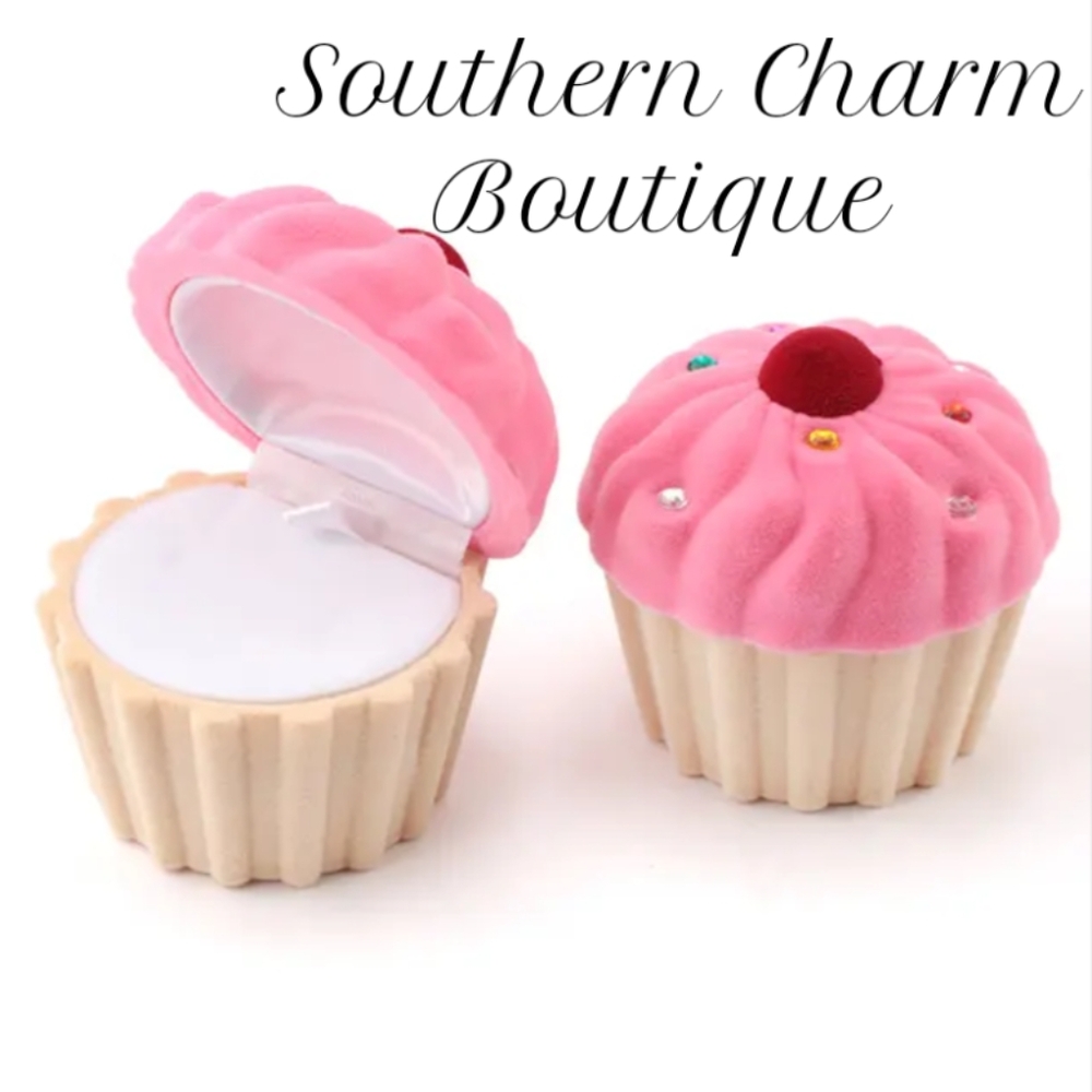 🆕 Cupcake Gift Jewelry Box